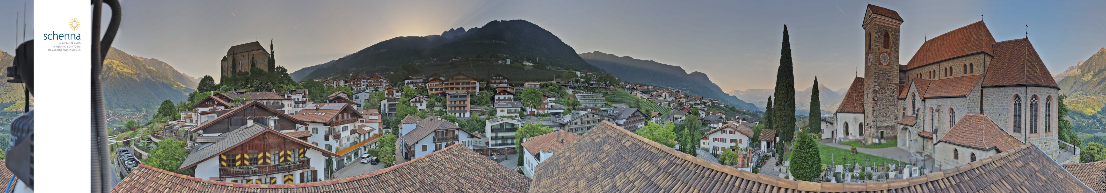 Archiv Foto Webcam Panoramablick Schenna