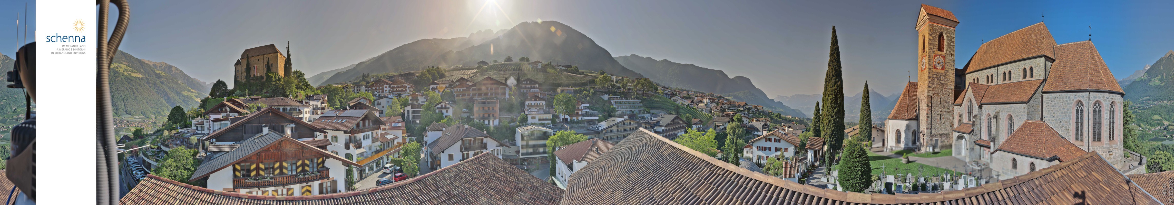 Archiv Foto Webcam Panoramablick Schenna