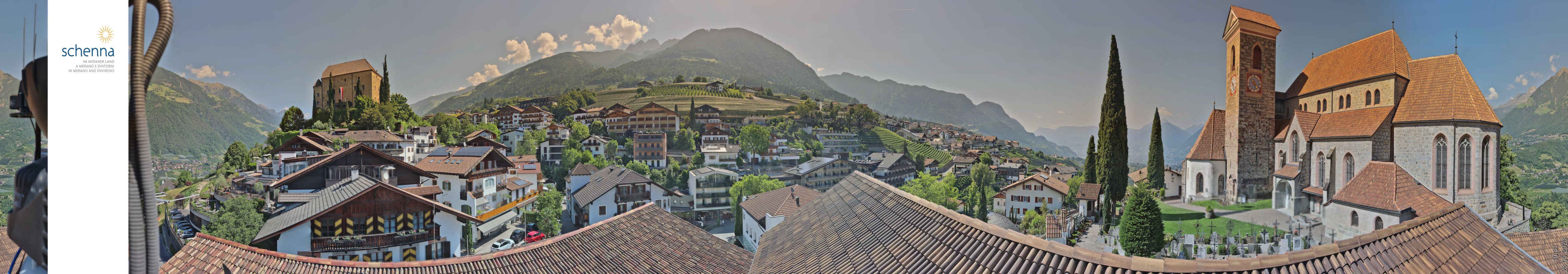 Archiv Foto Webcam Panoramablick Schenna
