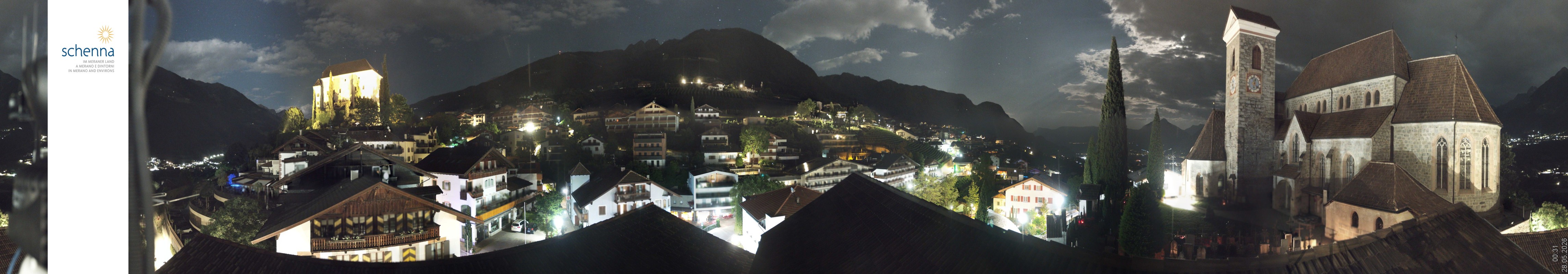 Archiv Foto Webcam Panoramablick Schenna