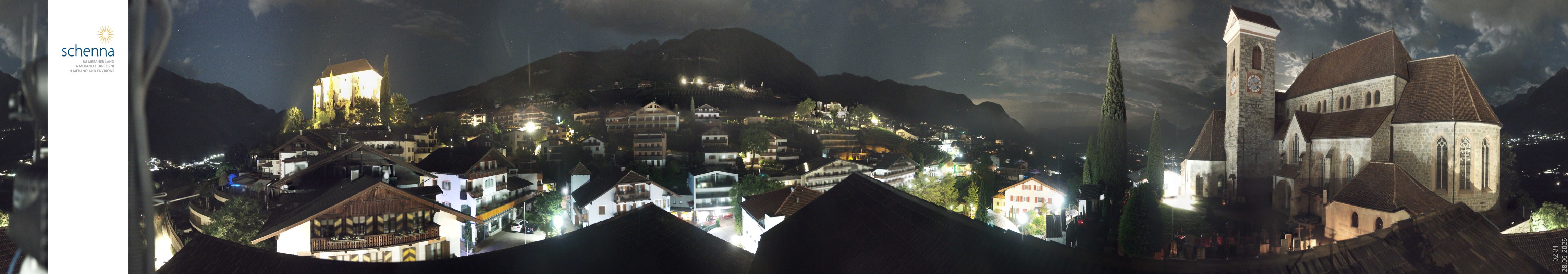 Archiv Foto Webcam Panoramablick Schenna