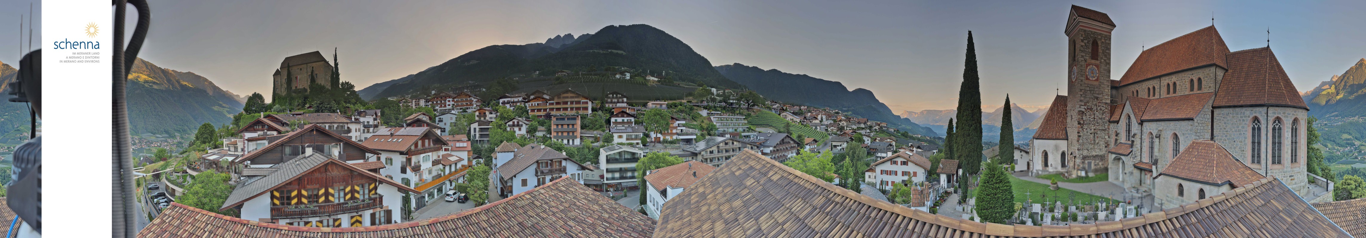 Archiv Foto Webcam Panoramablick Schenna