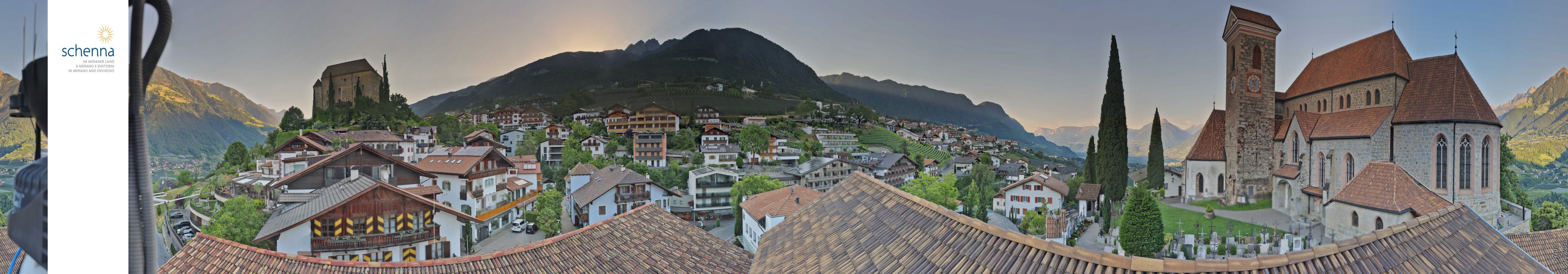 Archiv Foto Webcam Panoramablick Schenna