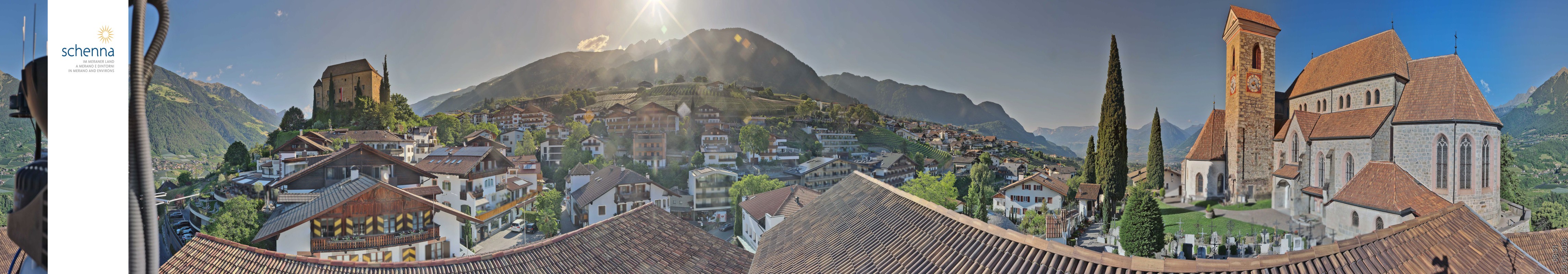 Archiv Foto Webcam Panoramablick Schenna
