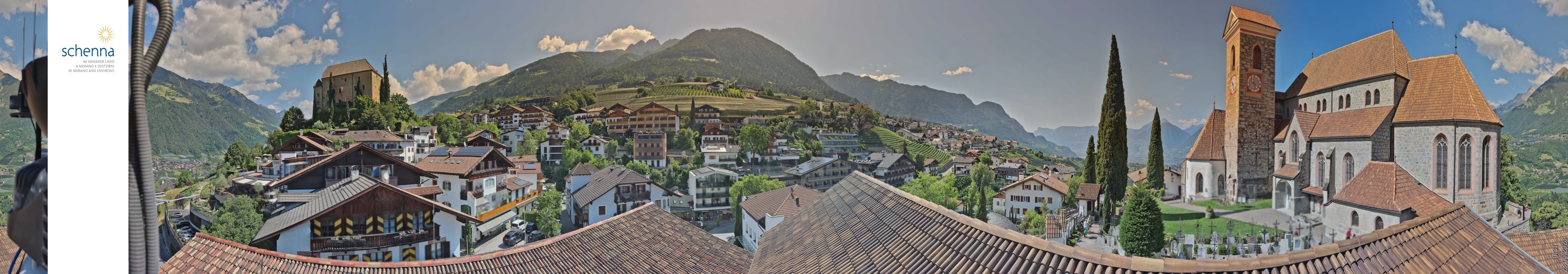 Archiv Foto Webcam Panoramablick Schenna