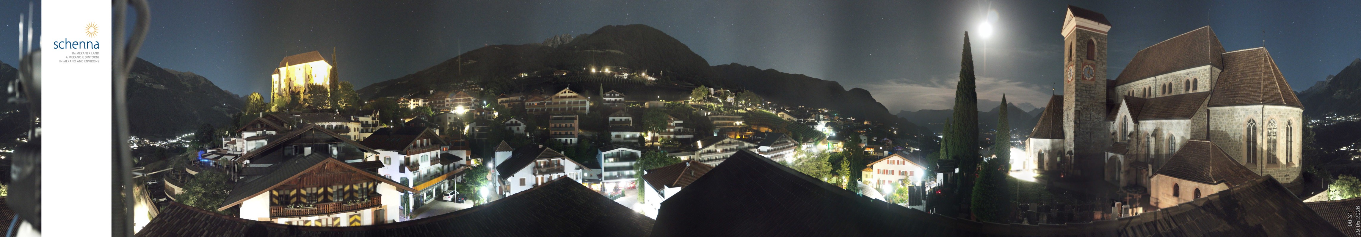 Archiv Foto Webcam Panoramablick Schenna