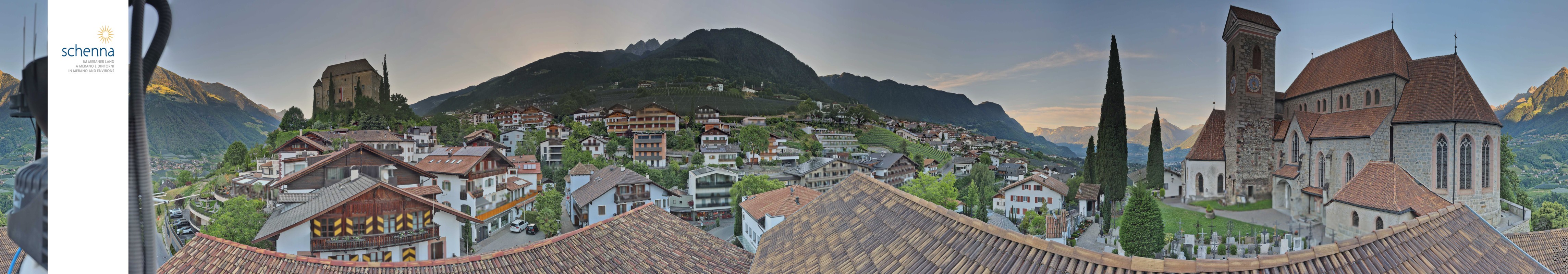 Archiv Foto Webcam Panoramablick Schenna