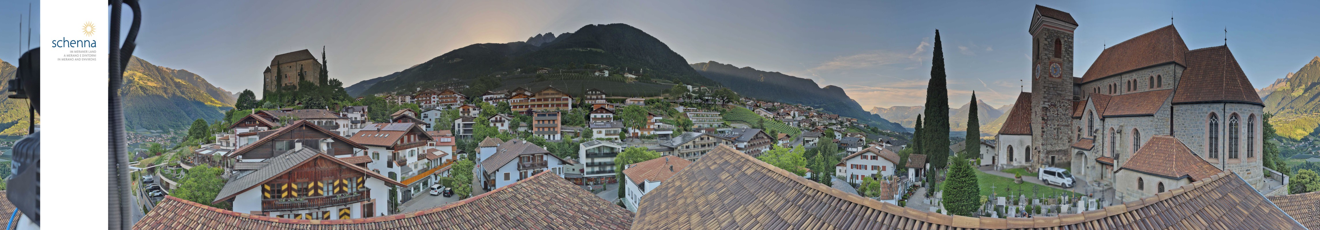 Archiv Foto Webcam Panoramablick Schenna