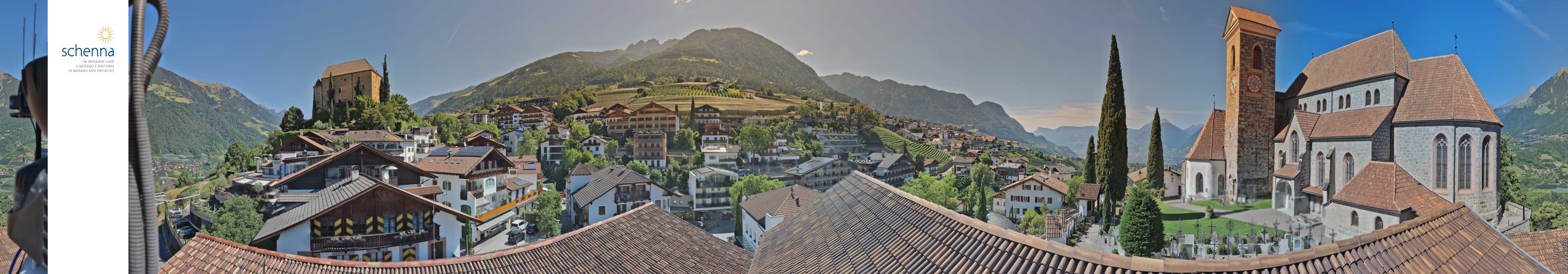 Archiv Foto Webcam Panoramablick Schenna