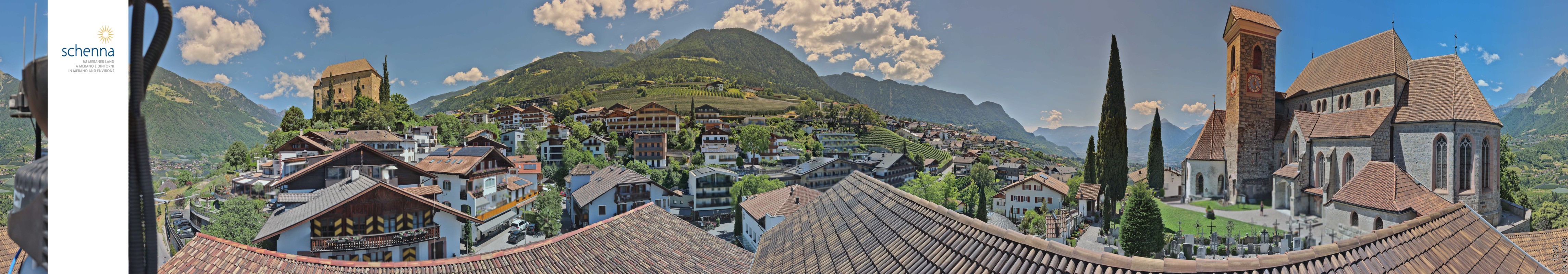 Archiv Foto Webcam Panoramablick Schenna