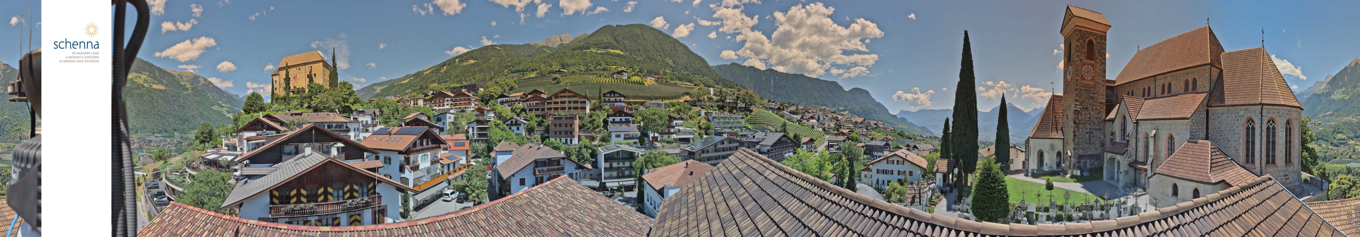 Archiv Foto Webcam Panoramablick Schenna