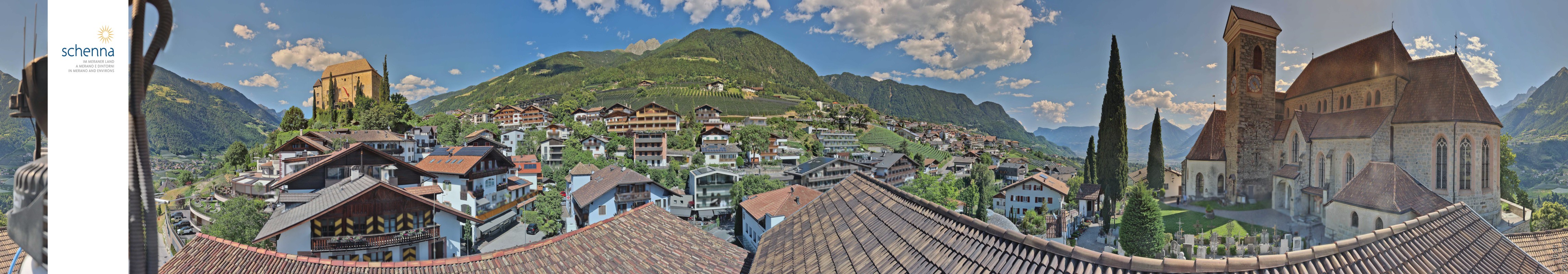 Archiv Foto Webcam Panoramablick Schenna