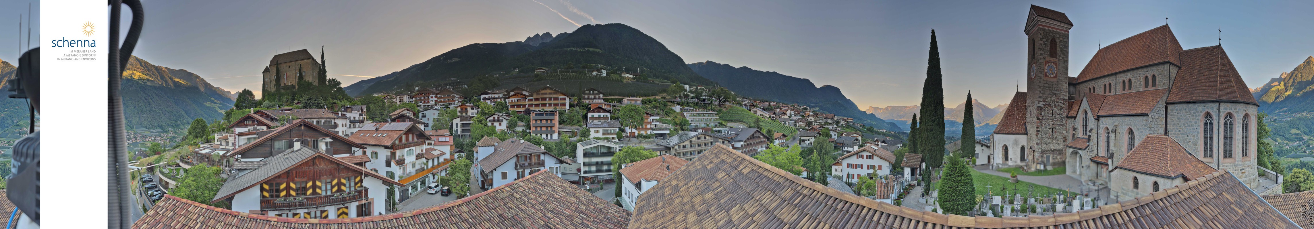 Archived image Webcam Panoramic View of Schenna