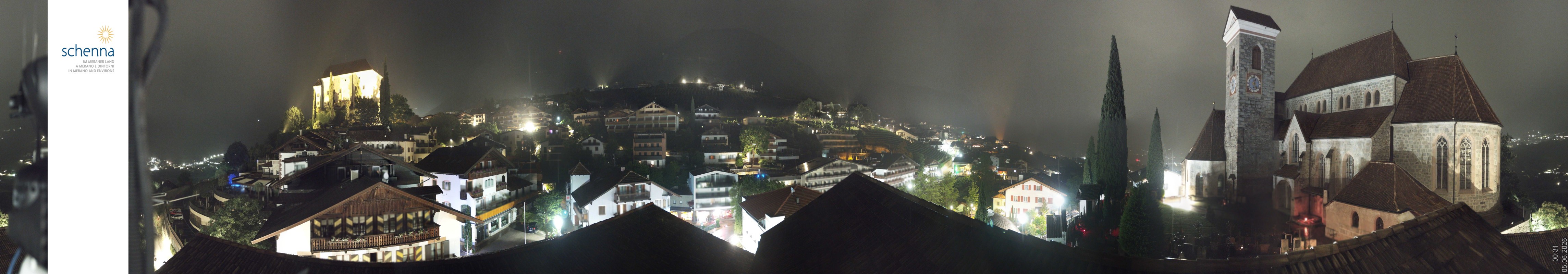 Archiv Foto Webcam Panoramablick Schenna