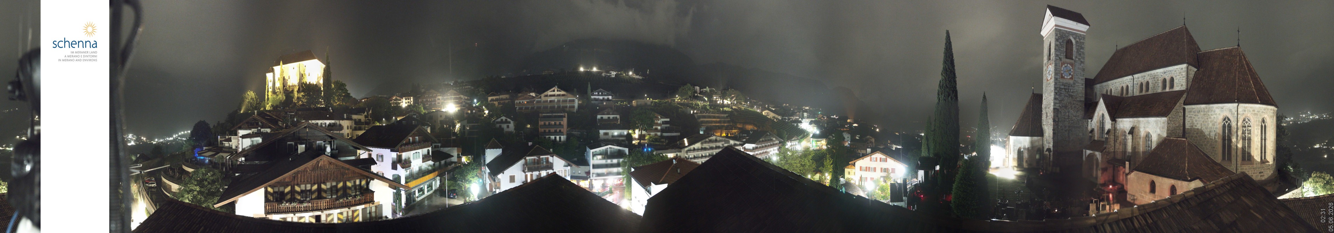 Archiv Foto Webcam Panoramablick Schenna