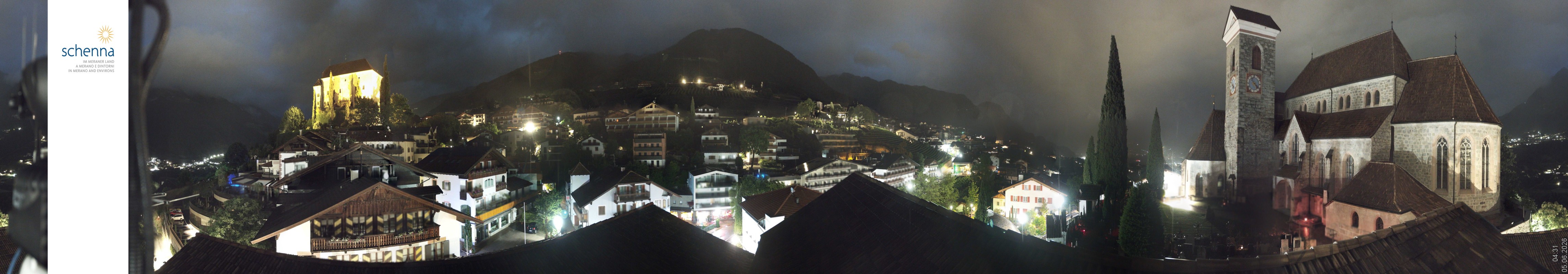 Archiv Foto Webcam Panoramablick Schenna