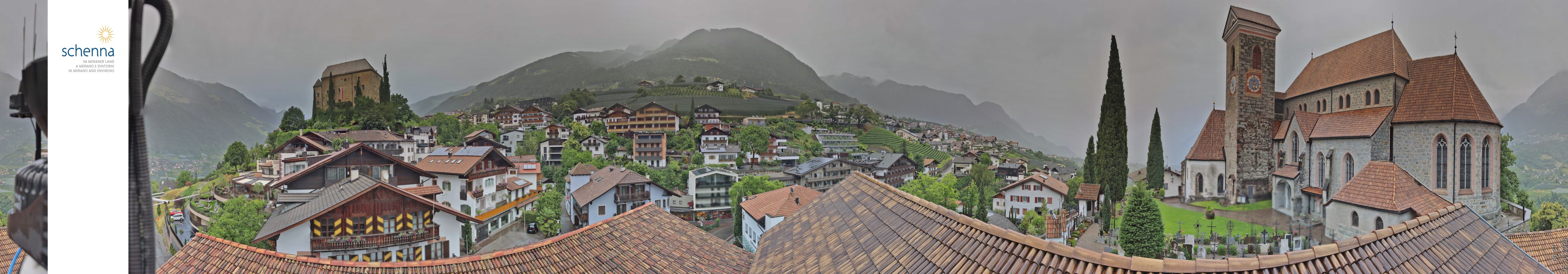 Archiv Foto Webcam Panoramablick Schenna