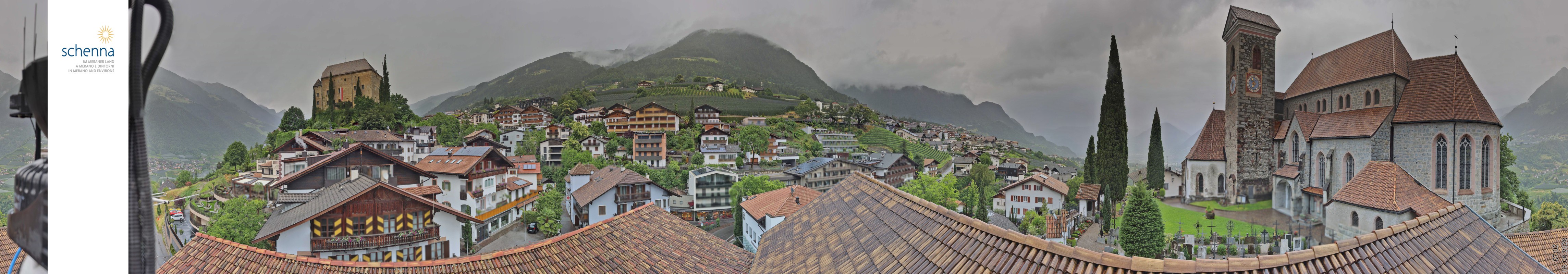 Archiv Foto Webcam Panoramablick Schenna
