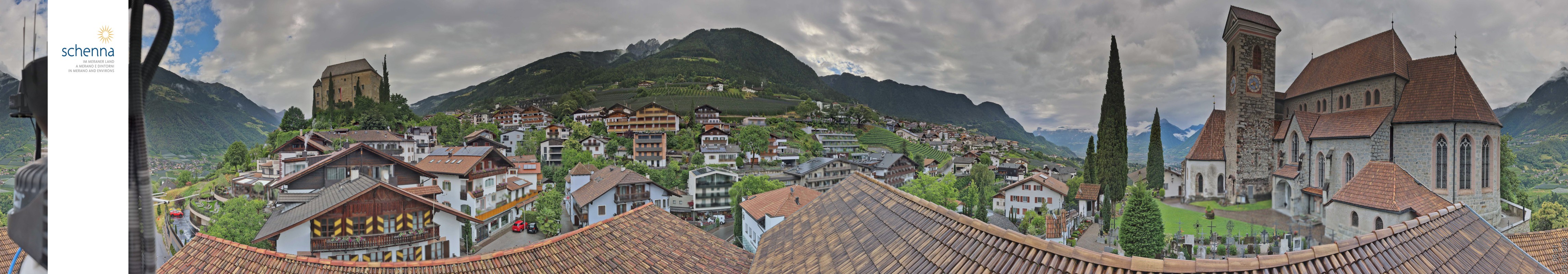 Archiv Foto Webcam Panoramablick Schenna