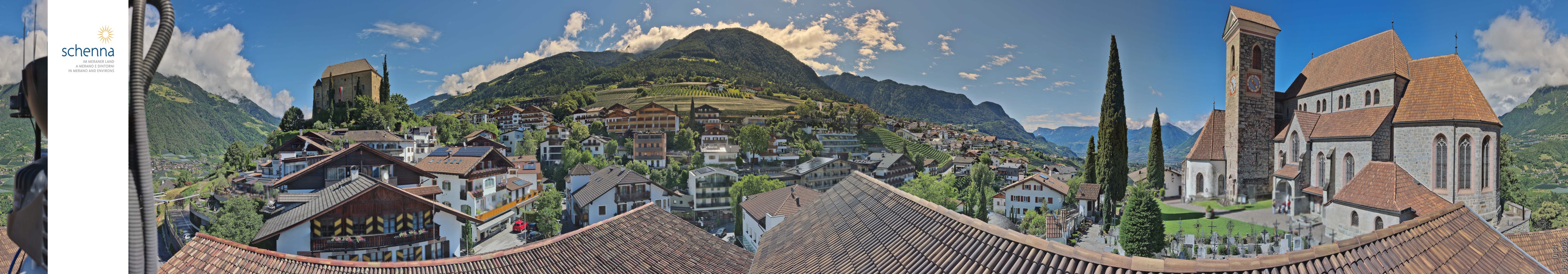 Archiv Foto Webcam Panoramablick Schenna