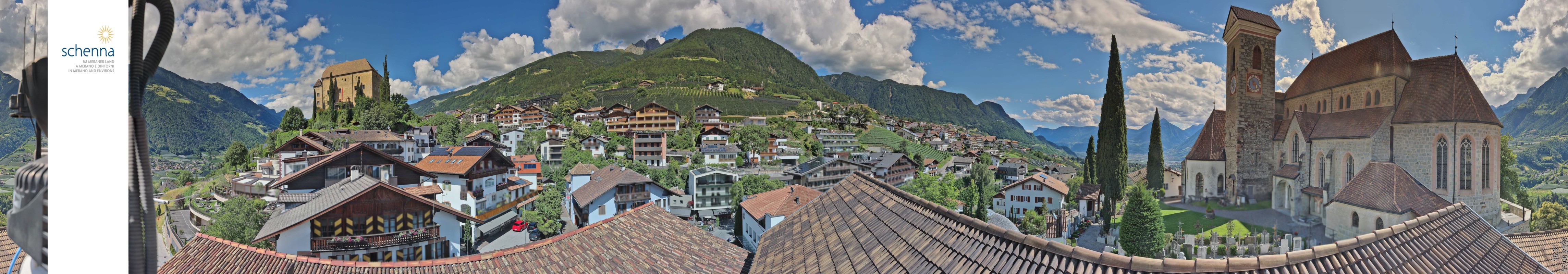 Archiv Foto Webcam Panoramablick Schenna