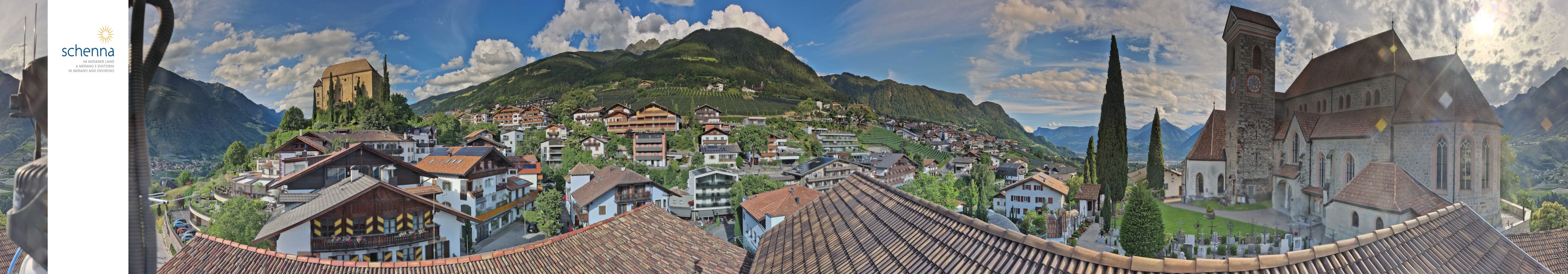 Archiv Foto Webcam Panoramablick Schenna