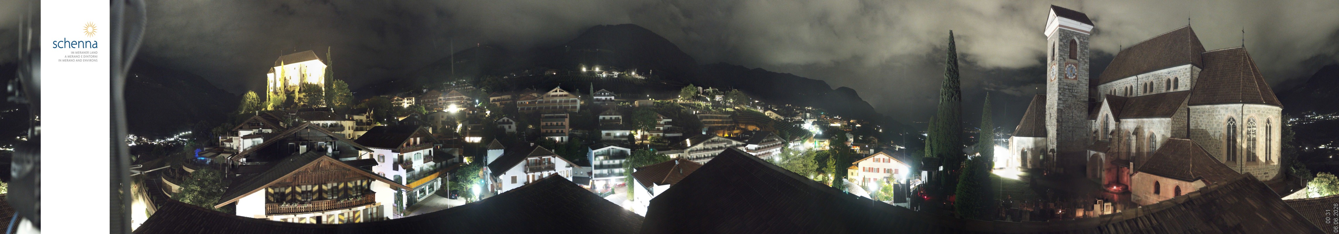 Archived image Webcam Panoramic View of Schenna