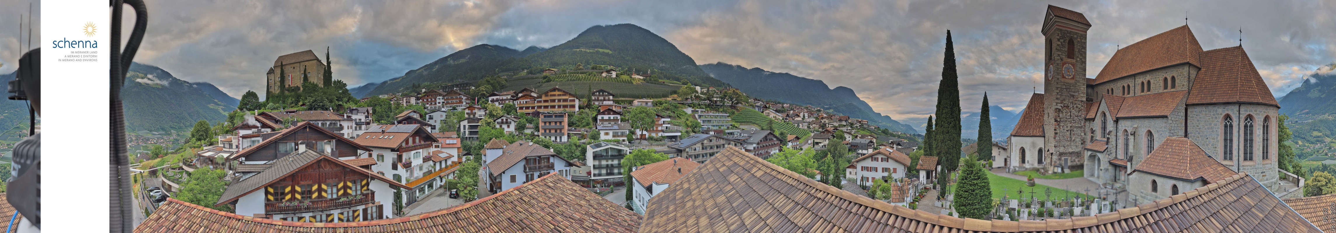 Archiv Foto Webcam Panoramablick Schenna