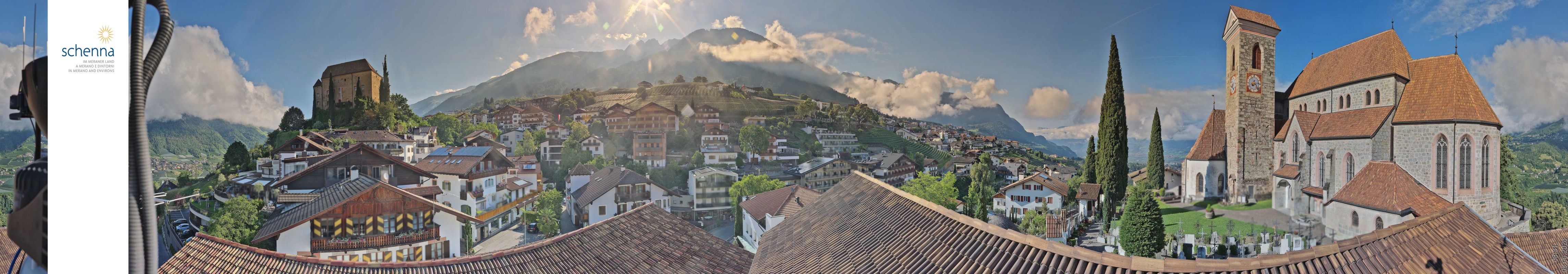 Archiv Foto Webcam Panoramablick Schenna