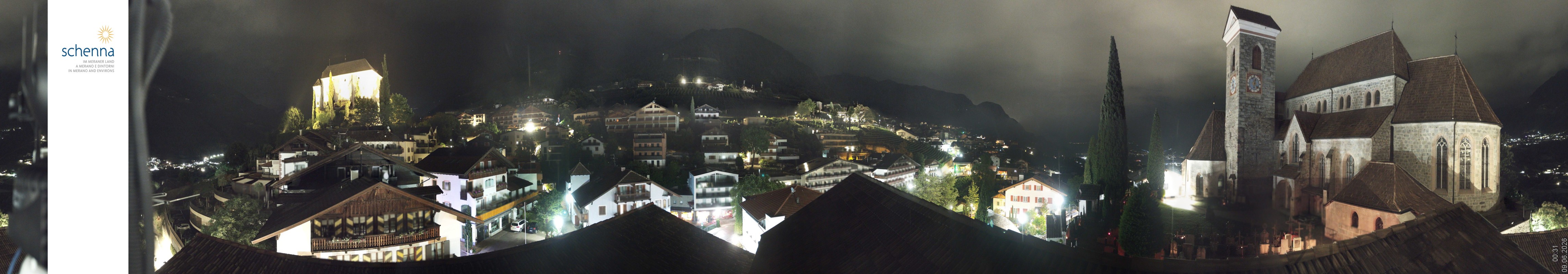 Archiv Foto Webcam Panoramablick Schenna