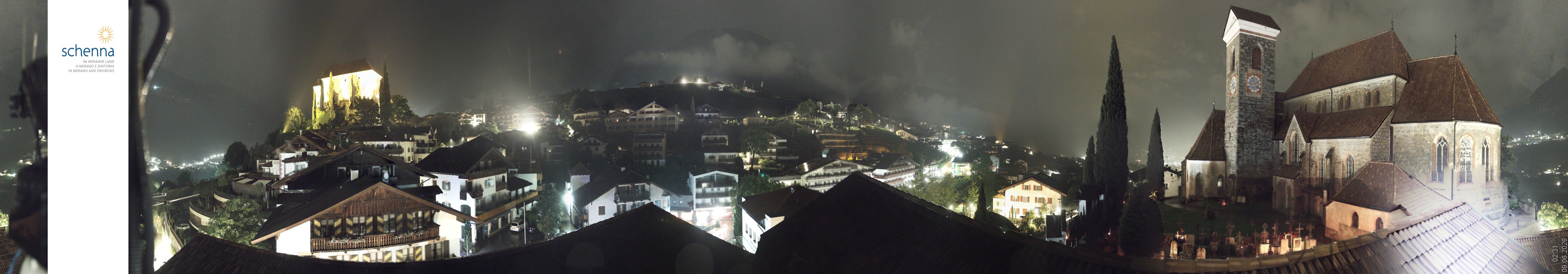 Archiv Foto Webcam Panoramablick Schenna