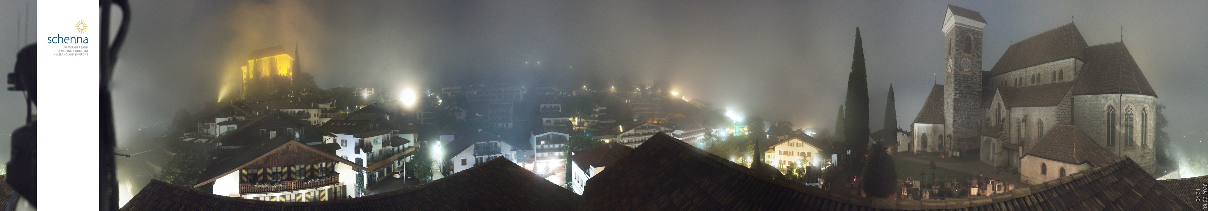 Archiv Foto Webcam Panoramablick Schenna
