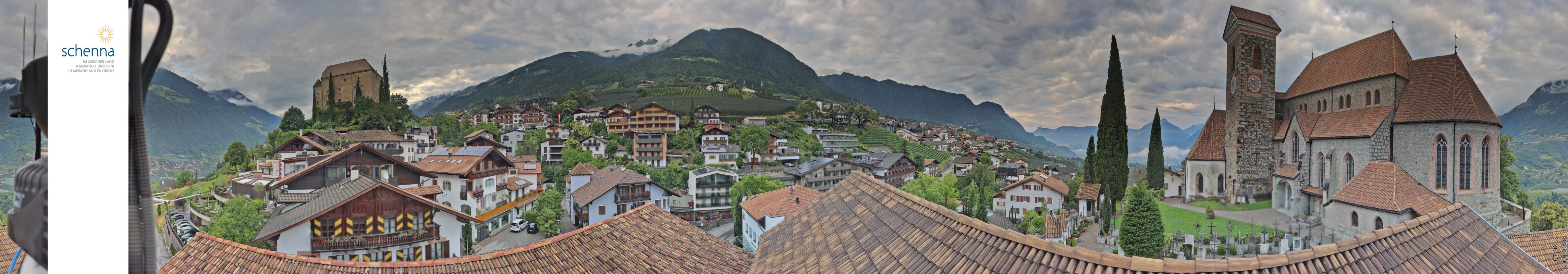 Archiv Foto Webcam Panoramablick Schenna