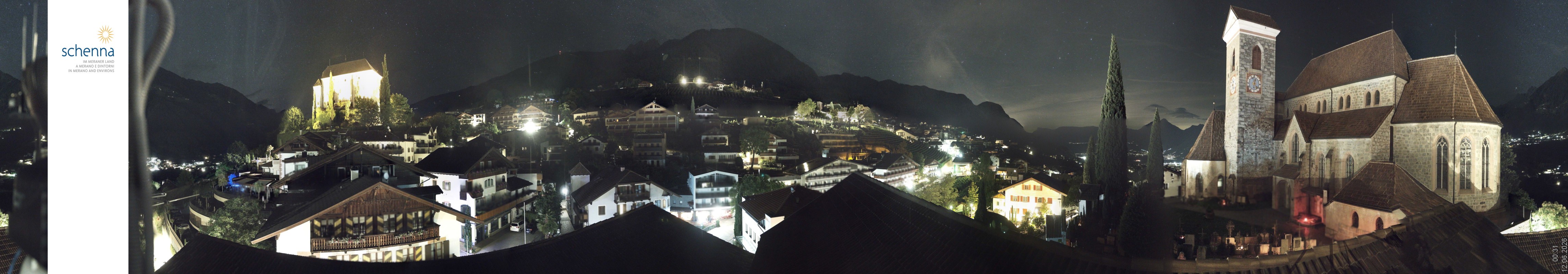 Archiv Foto Webcam Panoramablick Schenna