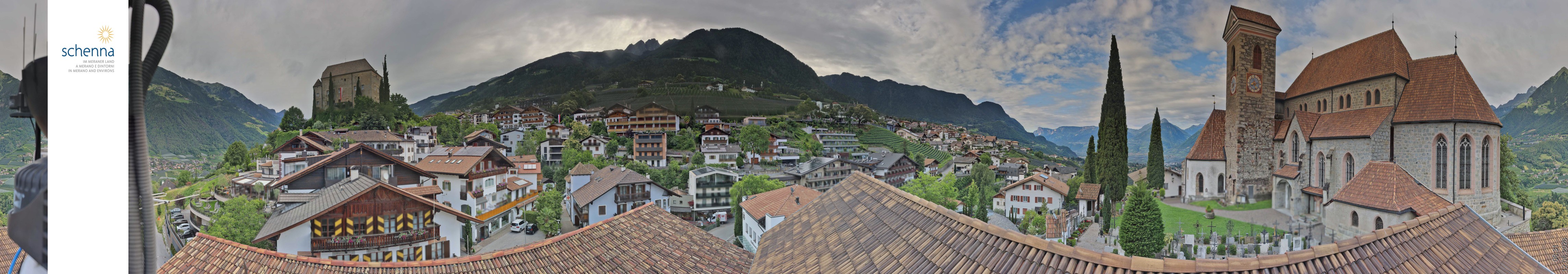 Archiv Foto Webcam Panoramablick Schenna