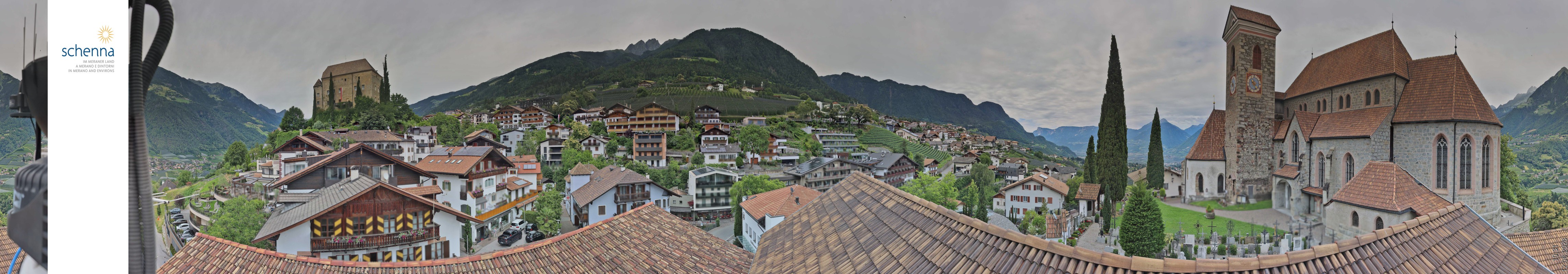 Archiv Foto Webcam Panoramablick Schenna