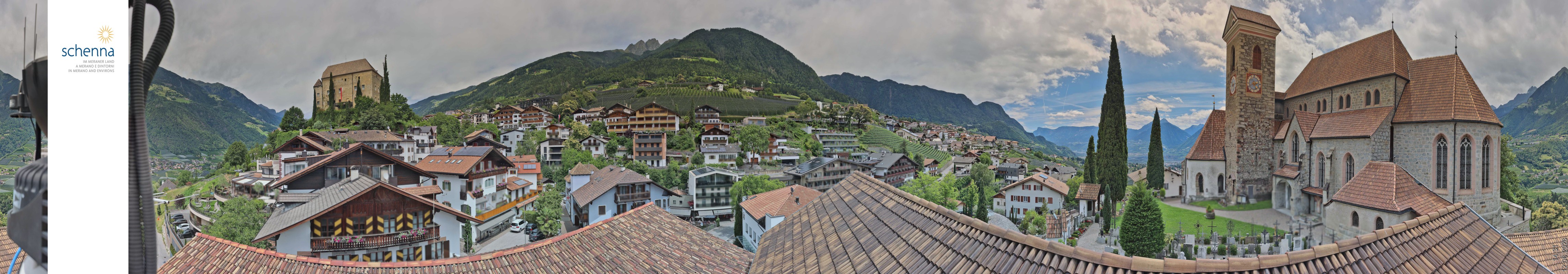 Archiv Foto Webcam Panoramablick Schenna