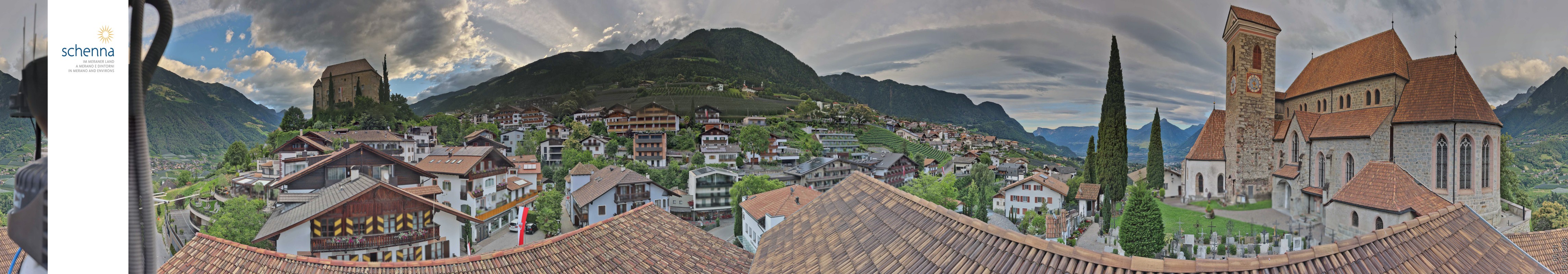 Archiv Foto Webcam Panoramablick Schenna