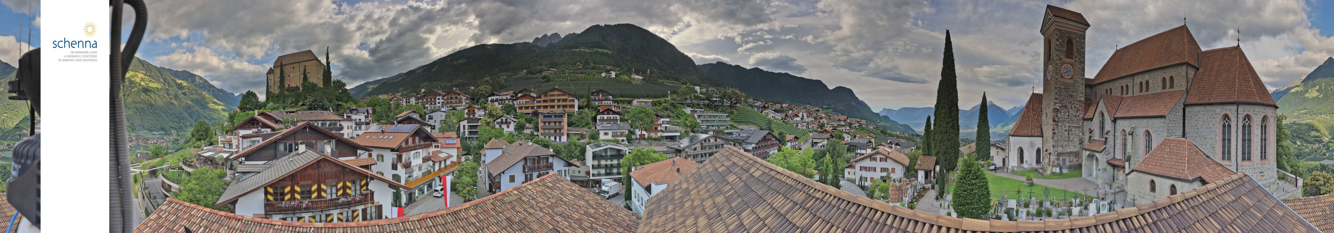 Archiv Foto Webcam Panoramablick Schenna