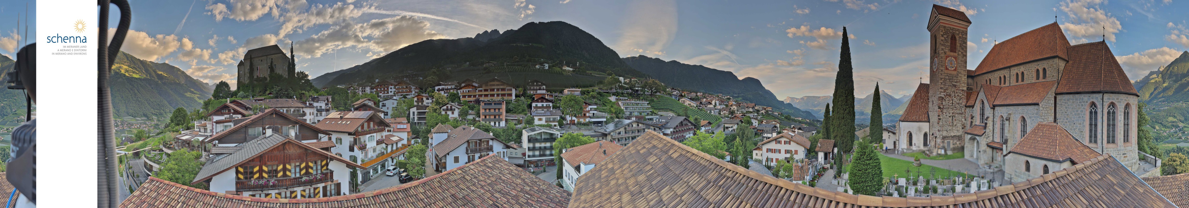 Archiv Foto Webcam Panoramablick Schenna