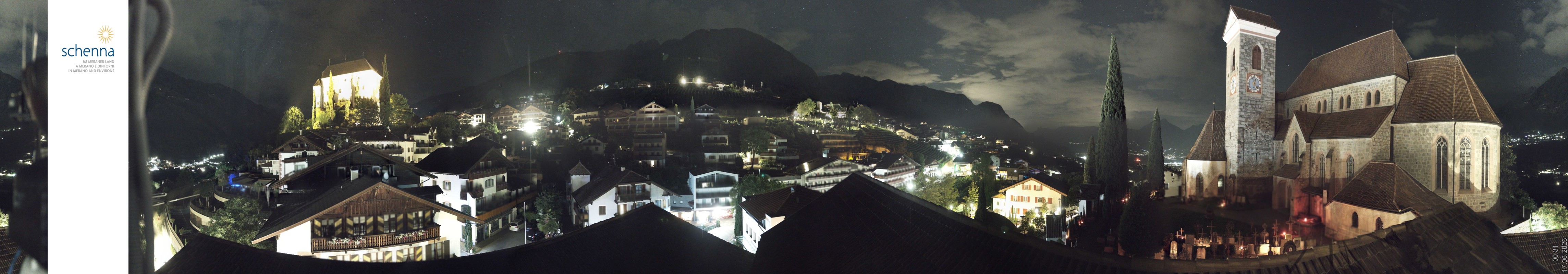 Archiv Foto Webcam Panoramablick Schenna