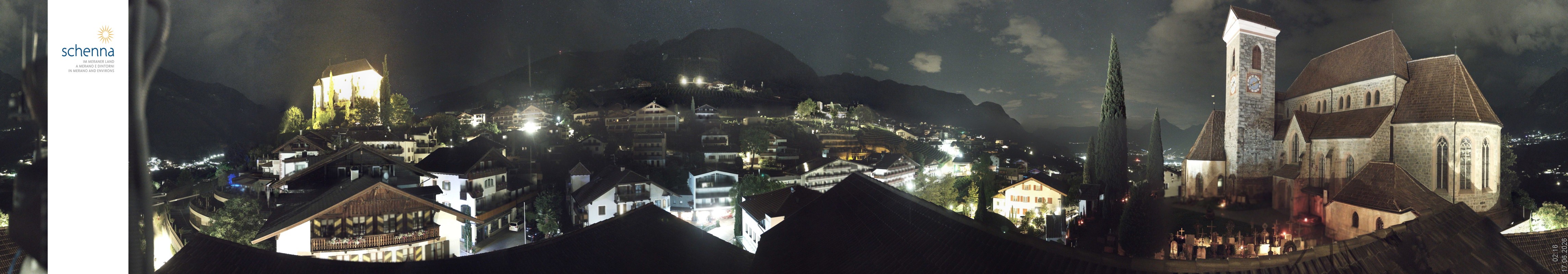 Archiv Foto Webcam Panoramablick Schenna