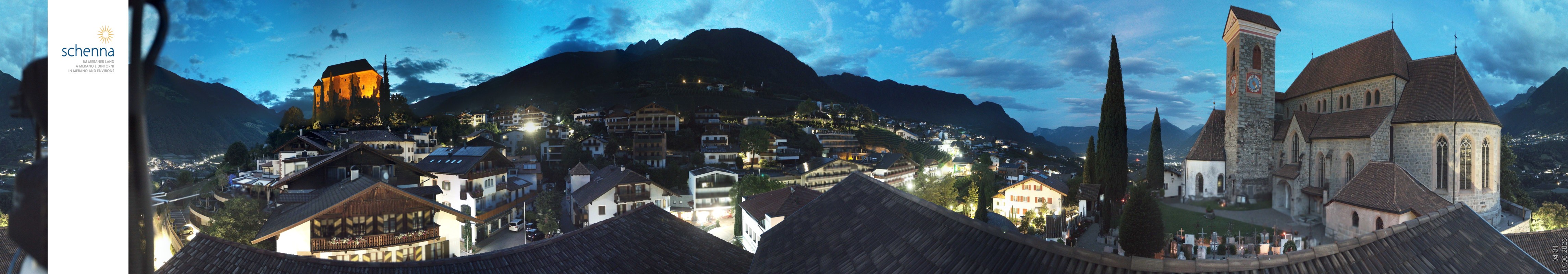 Archiv Foto Webcam Panoramablick Schenna