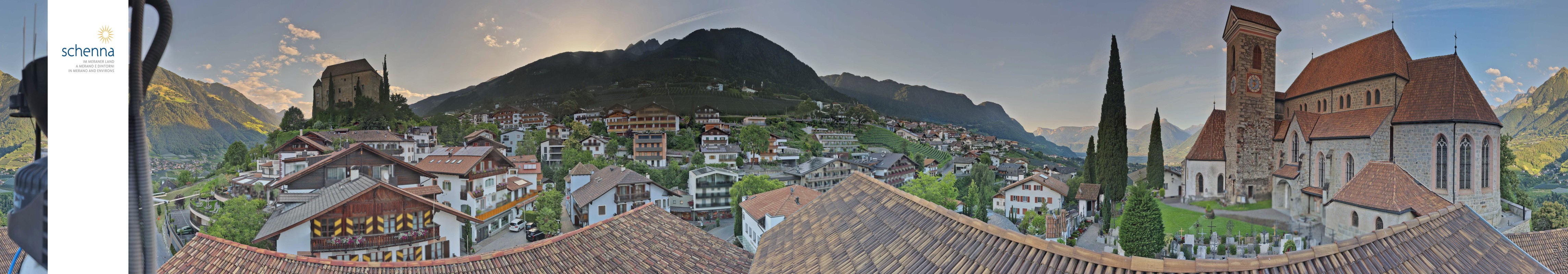 Archiv Foto Webcam Panoramablick Schenna
