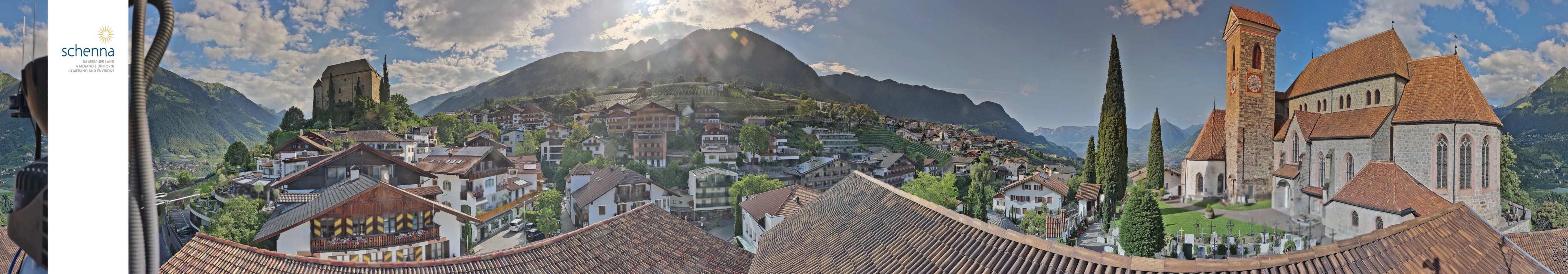 Archiv Foto Webcam Panoramablick Schenna