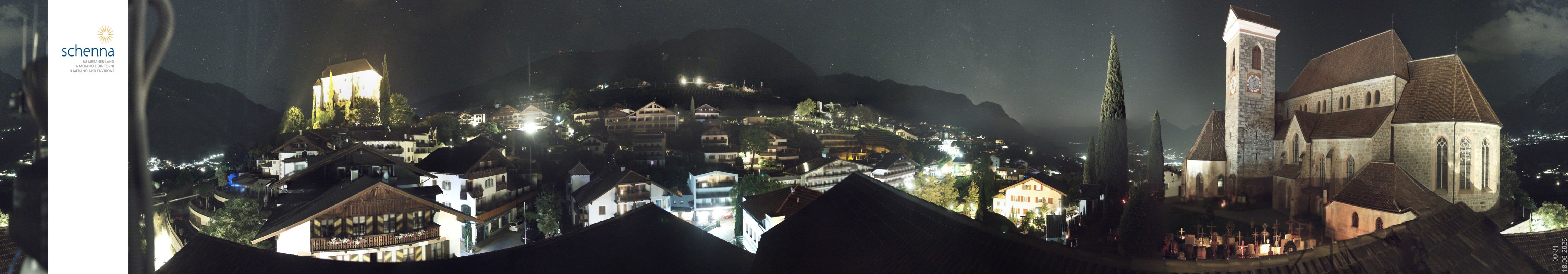 Archiv Foto Webcam Panoramablick Schenna