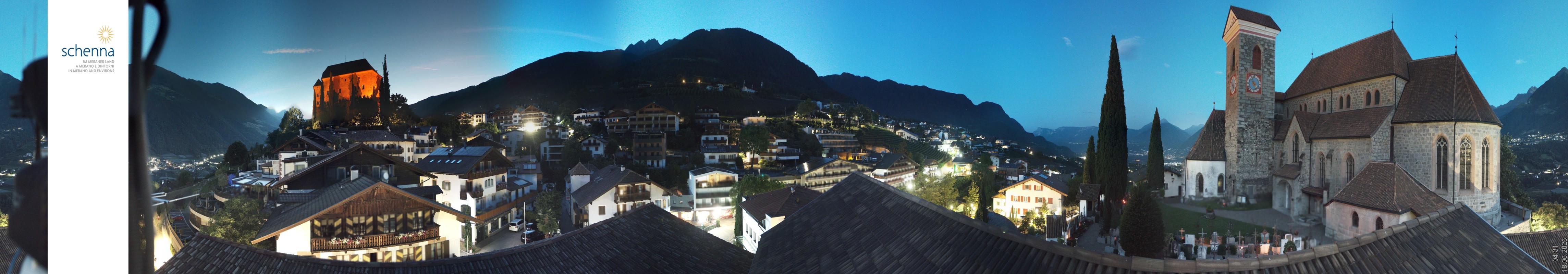Archiv Foto Webcam Panoramablick Schenna