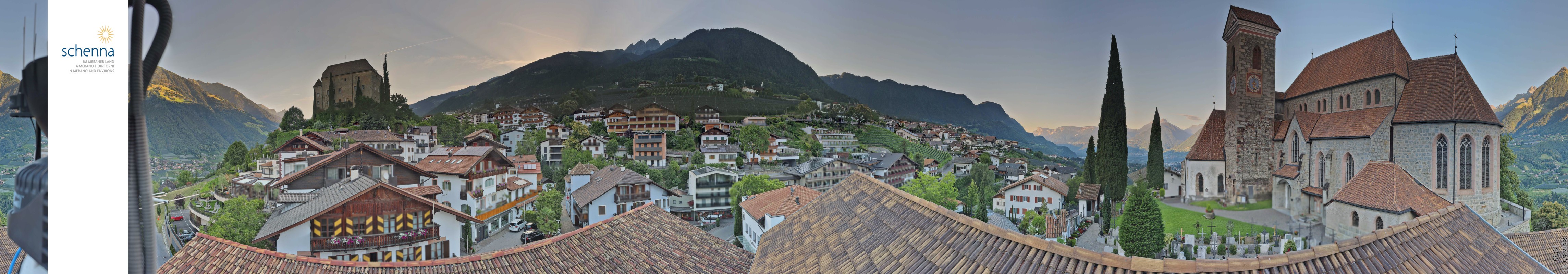 Archiv Foto Webcam Panoramablick Schenna