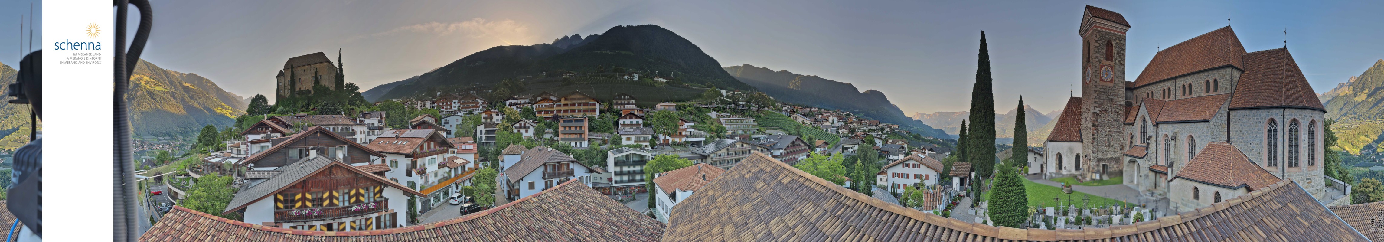 Archiv Foto Webcam Panoramablick Schenna