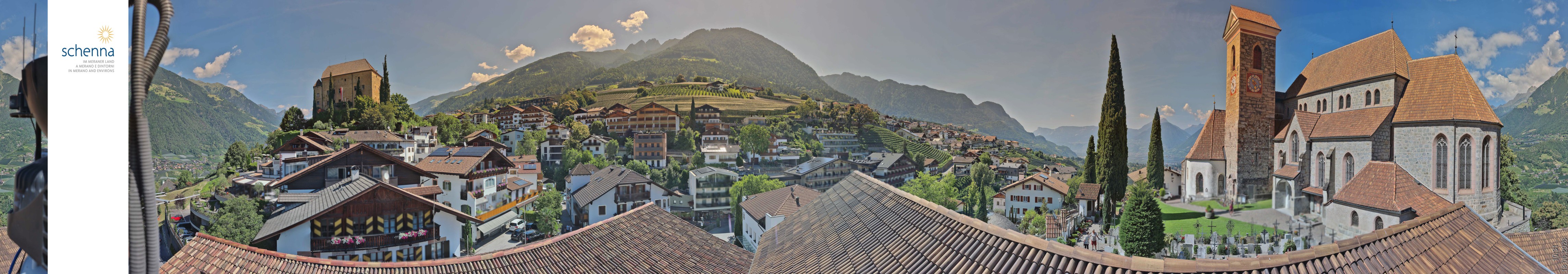 Archiv Foto Webcam Panoramablick Schenna